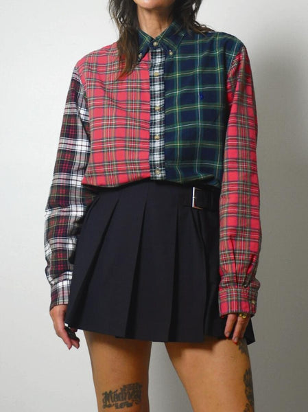 Patchwork Plaid Ralph Lauren Unisex Shirt