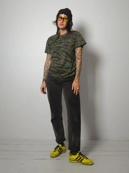80's Thin Tiger Stripe Camo Tee