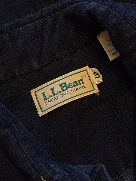 LL Bean Corduroy Shirt Dress