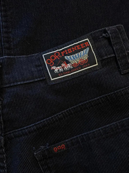 1970's Gap Navy Corduroy Jeans 30x30
