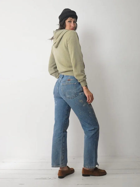80's Painted Rustler Jeans 31x30
