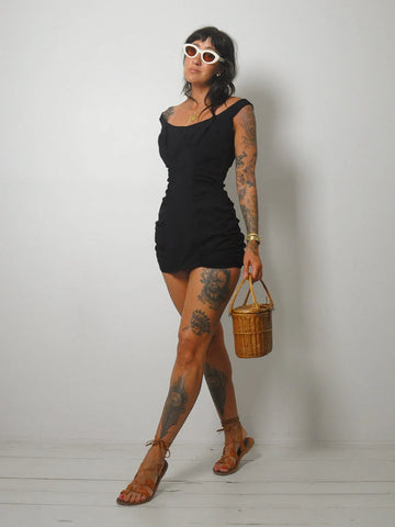 1950's Sea Stars Ruched Swimsuit