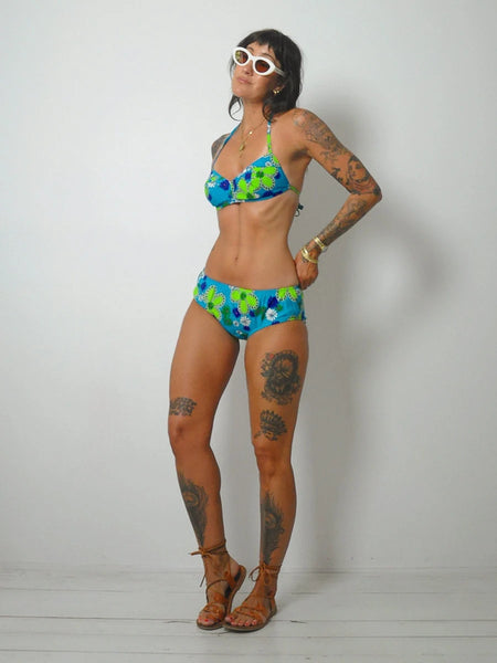 1960's Flower Power Bikini