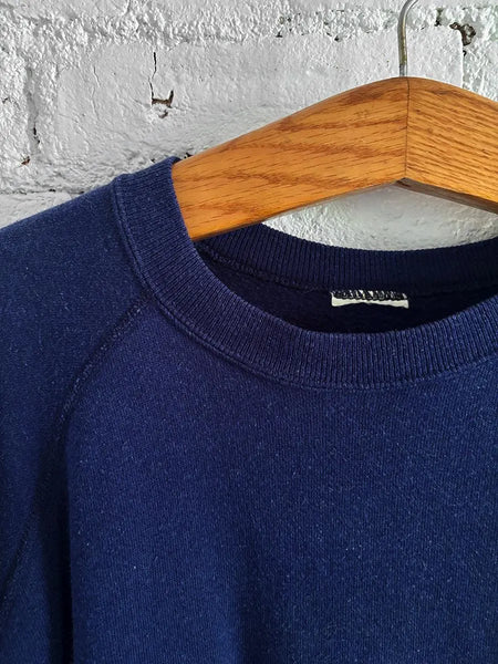 80's Blank Navy Crewneck