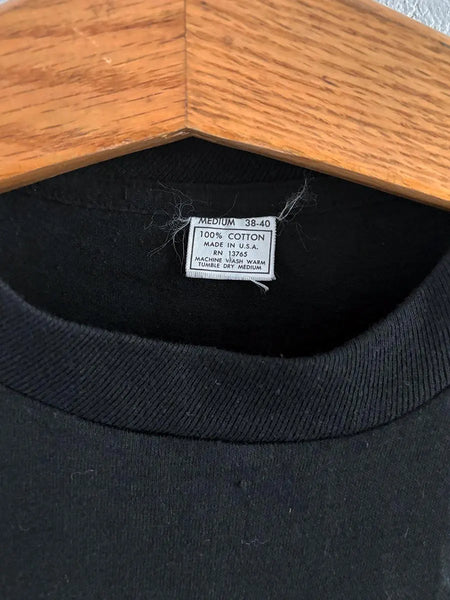 70's Blank Black Cutoff Tshirt