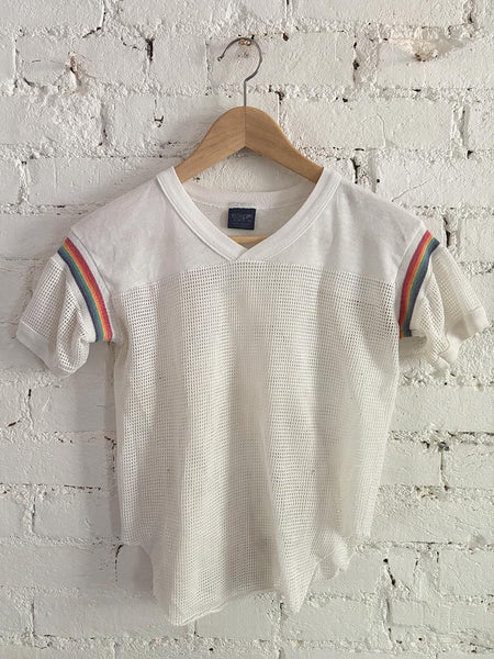 1985 Rainbow Mesh Shirt