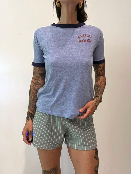 70's Hartley Hawks Ringer Tee