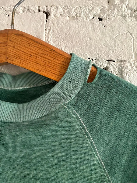 70's Faded Sage Green Sweatshirt
