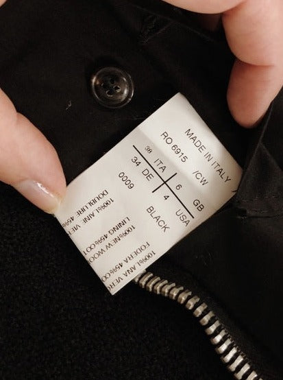 Rick Owens Eileen Wool Funnel Coat