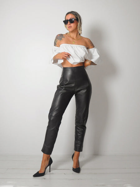 Kyle Leather Pants 26x28