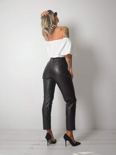Kyle Leather Pants 26x28