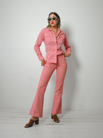 1960's Tem-Tex Gingham Shirt