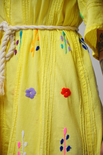 70's Orla Embroidered Dress
