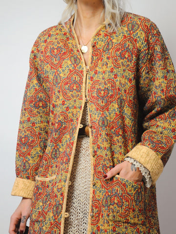 Paisley Quilted Duster