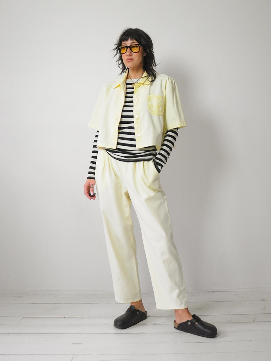 1980's Sherbet 2 Piece Pant Set