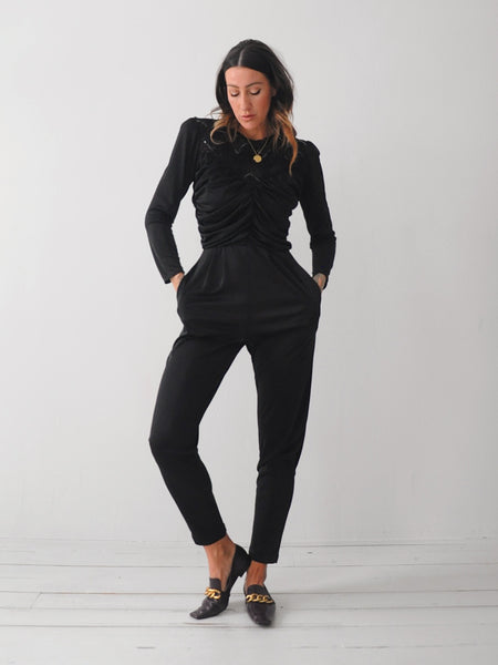 Olivia Strong Shoulder Jumpsuit