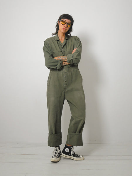 1950's Olive HBT Coveralls