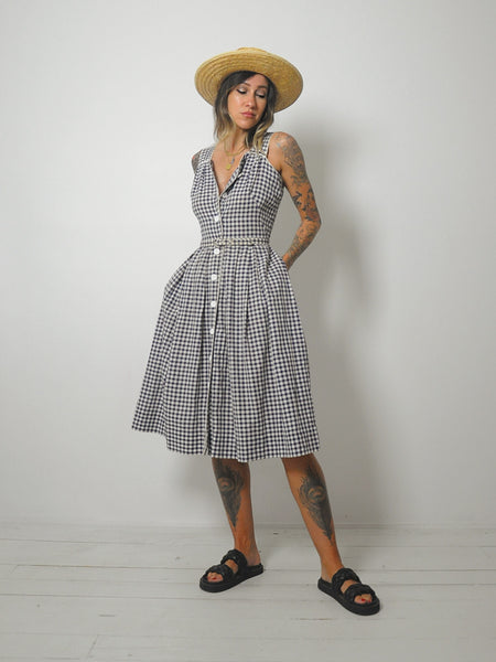 1950's Ciao Gingham Sundress