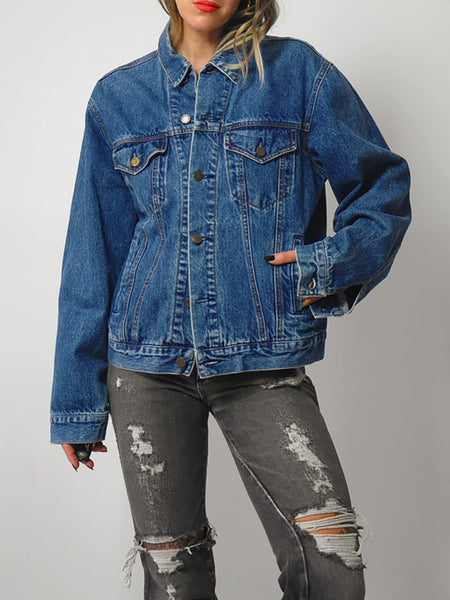 Gucci Tiger Patched Jean Jacket