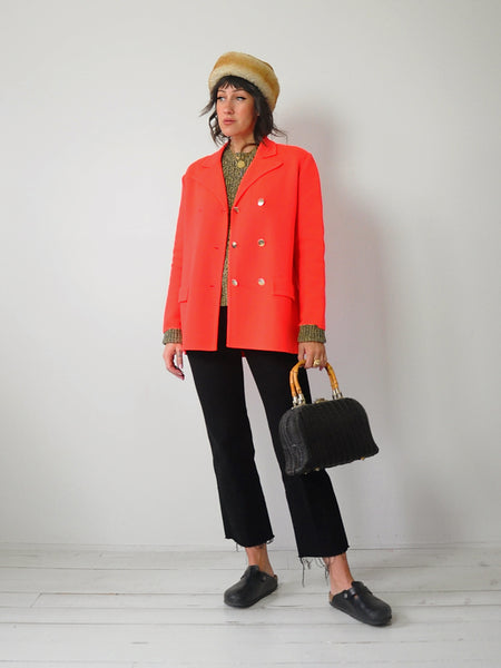 1960's Dayglo Knit Jacket
