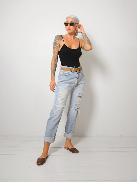 Levis 505 Ripped Jeans 32x29