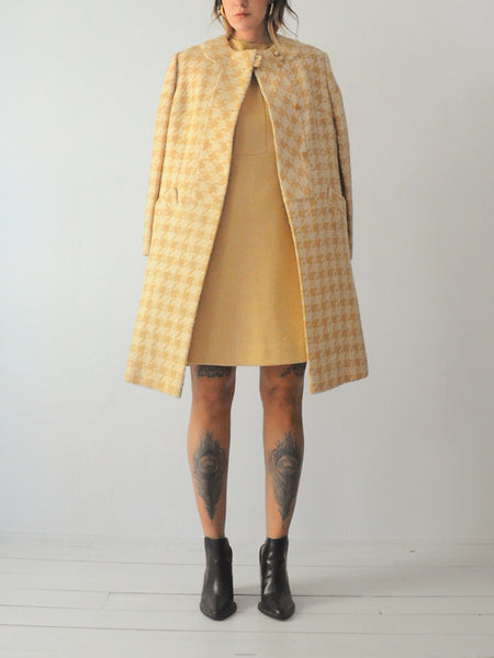 60's Houndstooth Wool Set