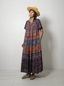 Batik Cotton Gauze Tent Dress