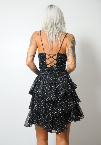 Constellation Corset Tie Dress