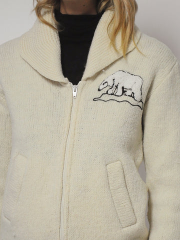 50's Wool Eskimo Cardigan