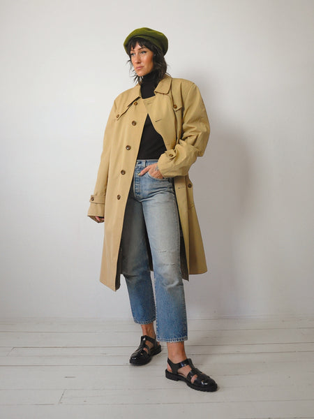 1970's Christian Dior Menswear Trench Coat