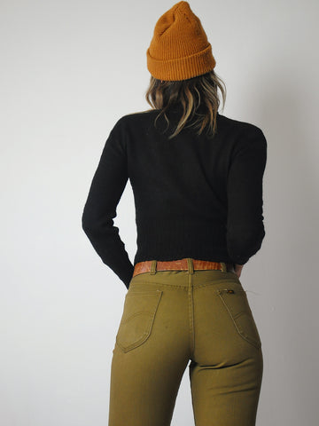 1970's Olive Lee Jeans 28x30.5"