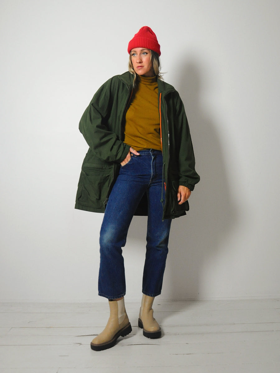 90's Era J.Crew Forest Parka