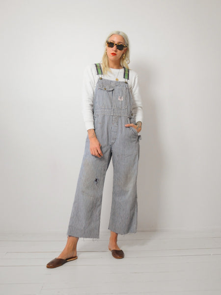 50's Hickory Striped Overalls