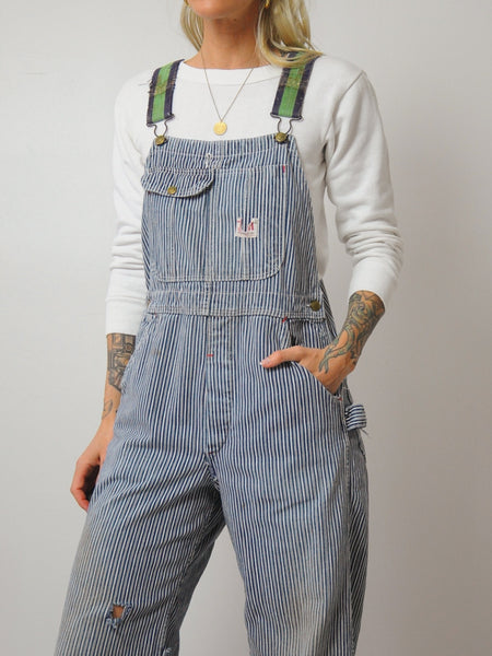 50's Hickory Striped Overalls
