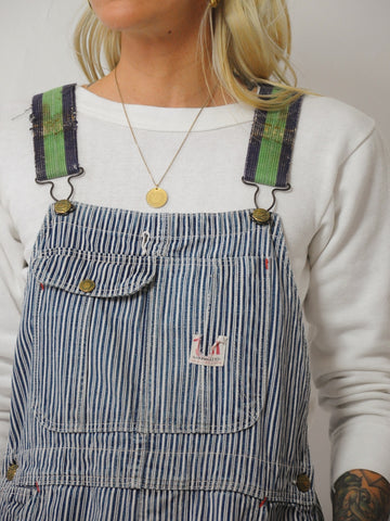 50's Hickory Striped Overalls