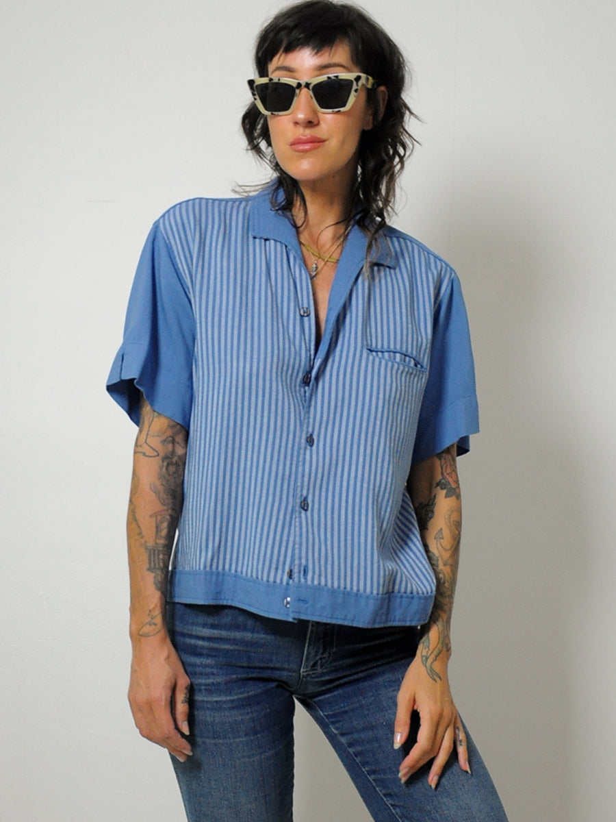 1950's Single stitch Striped Shirt