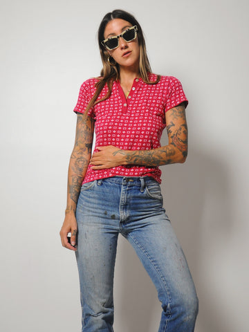 70's Tiny Fit Geo Tee