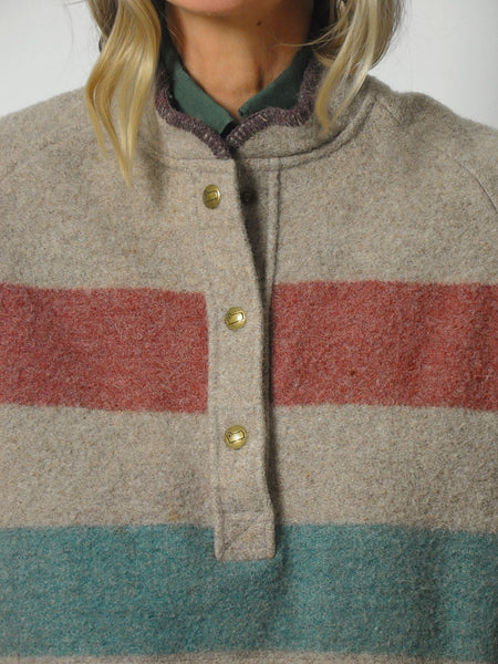 1980's Woolrich Striped Blanket Jacket
