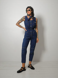 1980's Dreams Denim Jumpsuit