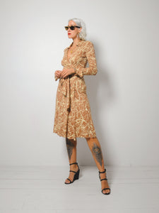 70's DVF Pollock Wrap Dress
