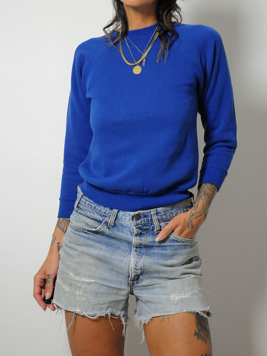 1980's Cobalt Blue Sweatshirt