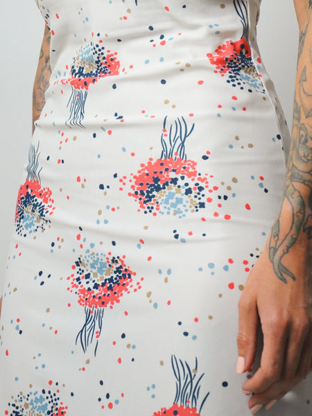 70's Bouquet Halter Dress