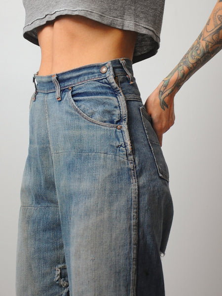 40's Side Zip Jeans 26x28