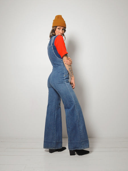 70's Flared Overalls