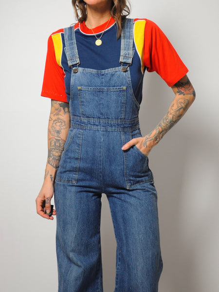 70's Flared Overalls