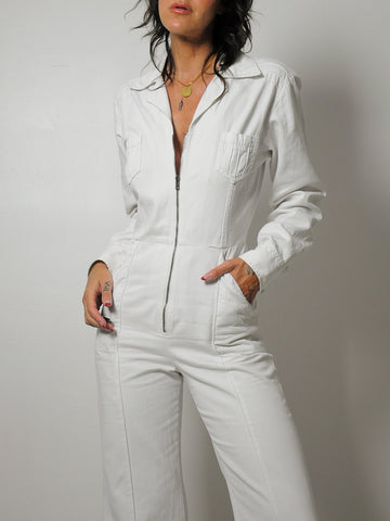 1970's Faded Glory Flared Jumpsuit