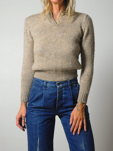 1980's Heathered Petite Sweater