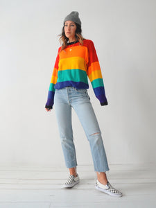 Striped Rainbow Sweater