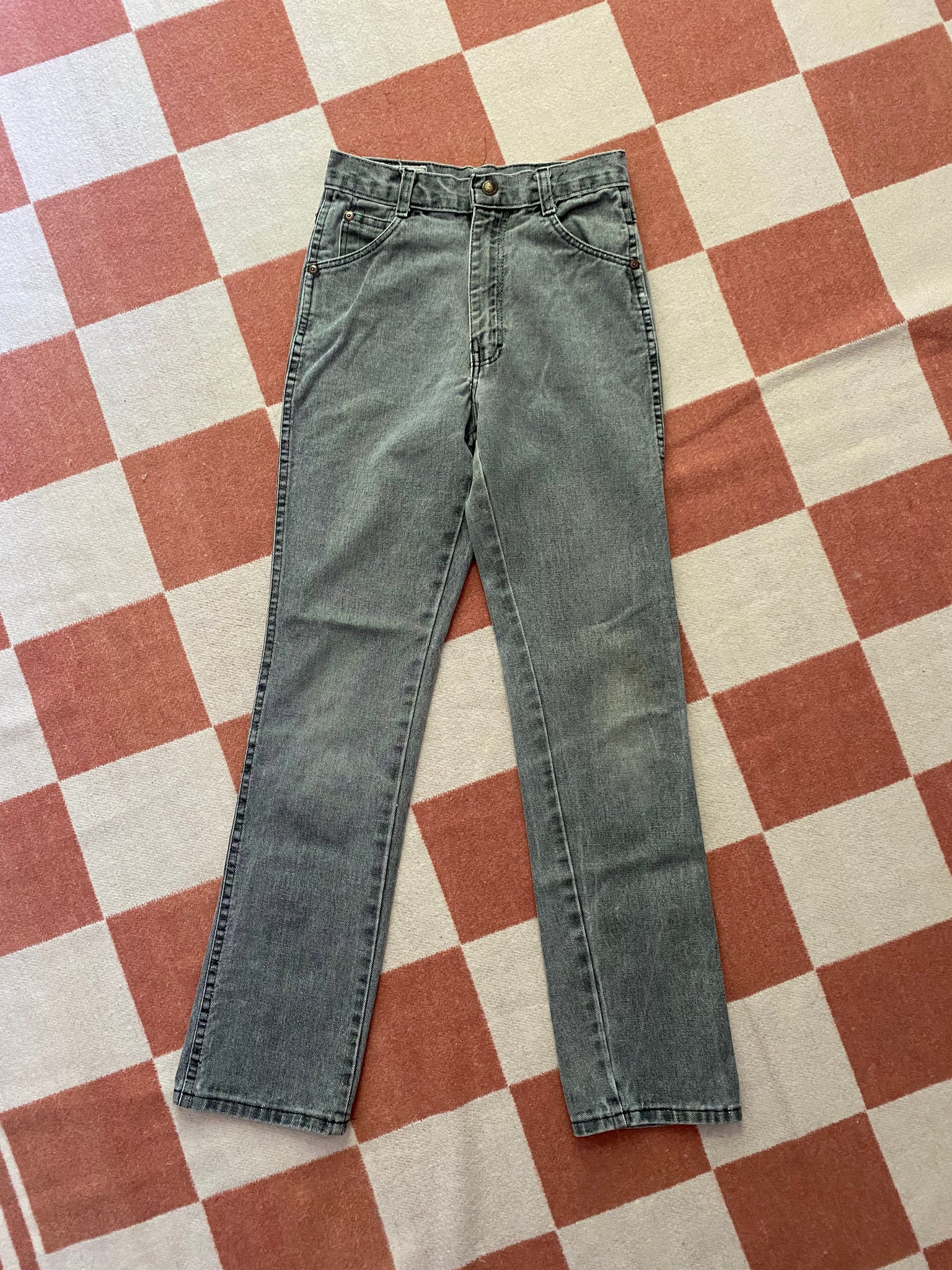 Petite Light Gray Jeans 24x28