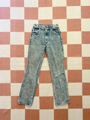 Acid Wash Petite Jeans 22x26